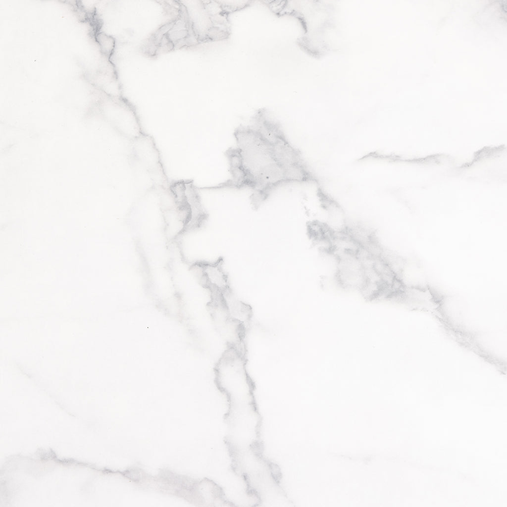 Barossa Coffee Table with White Marble Carrara Top & Black Base 40cm