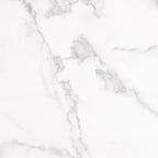 Barossa Coffee Table with White Marble Carrara Top & Black Base 40cm