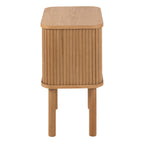 Langley Square Bedside Table in Oak