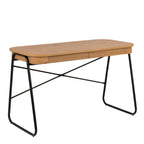 Blueton Desk with 2 Drawers in Black and Oak