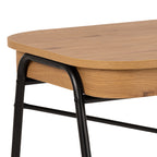 Blueton Desk with 2 Drawers in Black and Oak