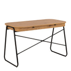 Blueton Desk with 2 Drawers in Black and Oak