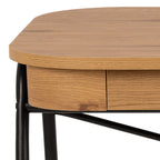 Blueton Desk with 2 Drawers in Black and Oak