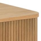 Langley  Coffee Table Sliding Door in Oak