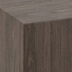 Dice Square Coffee Table Set in Smoked Ash