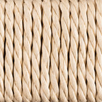 Alvin Weaved Stool in Off White