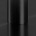 Corby Round Dining Table with White Polished Marble Top & Black Base