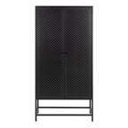 Newcastle 2 Door Cabinet in Matt Black