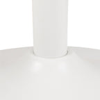 Malta Ceramic Round Coffee Table in White 60x45cm