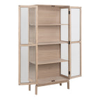 Linley Display Cabinet in White Oak.