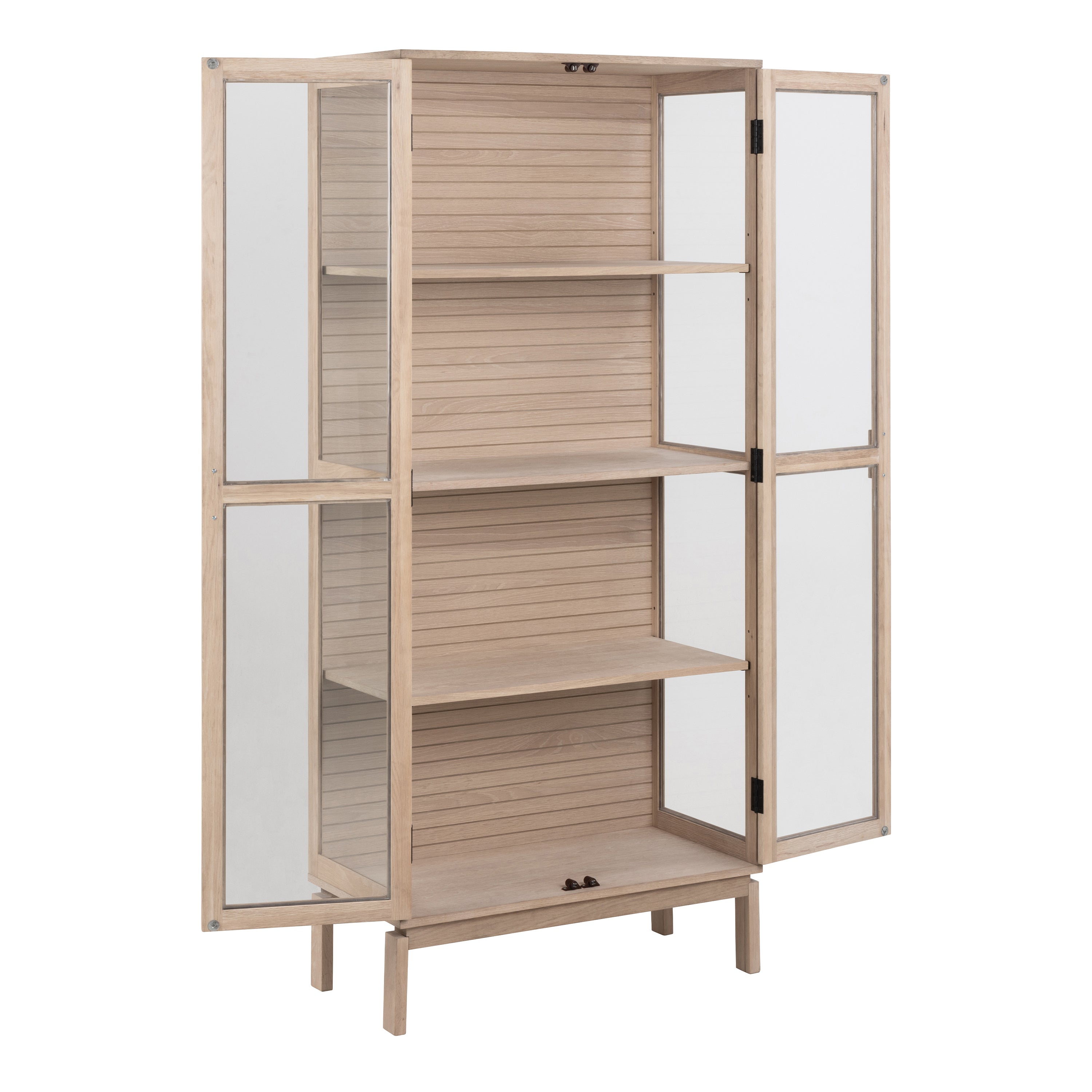Linley Display Cabinet in White Oak.