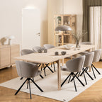 Linley Display Cabinet in White Oak.