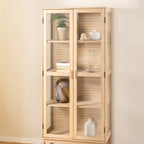 Linley Display Cabinet in White Oak.