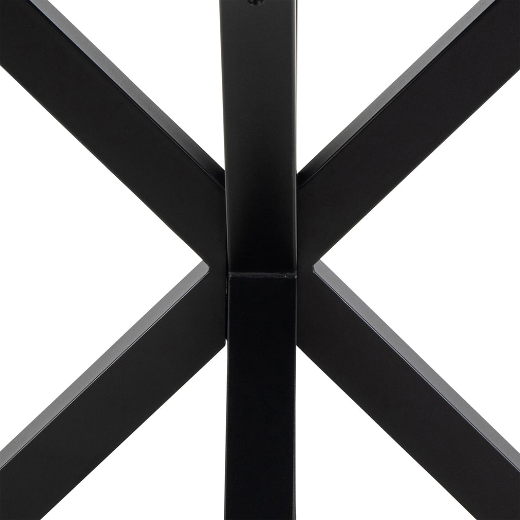 Heaven Round Dining Table with Ceramic White Top