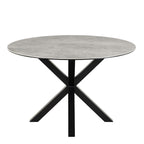 Heaven Round Dining Table with Ceramic Grey Top