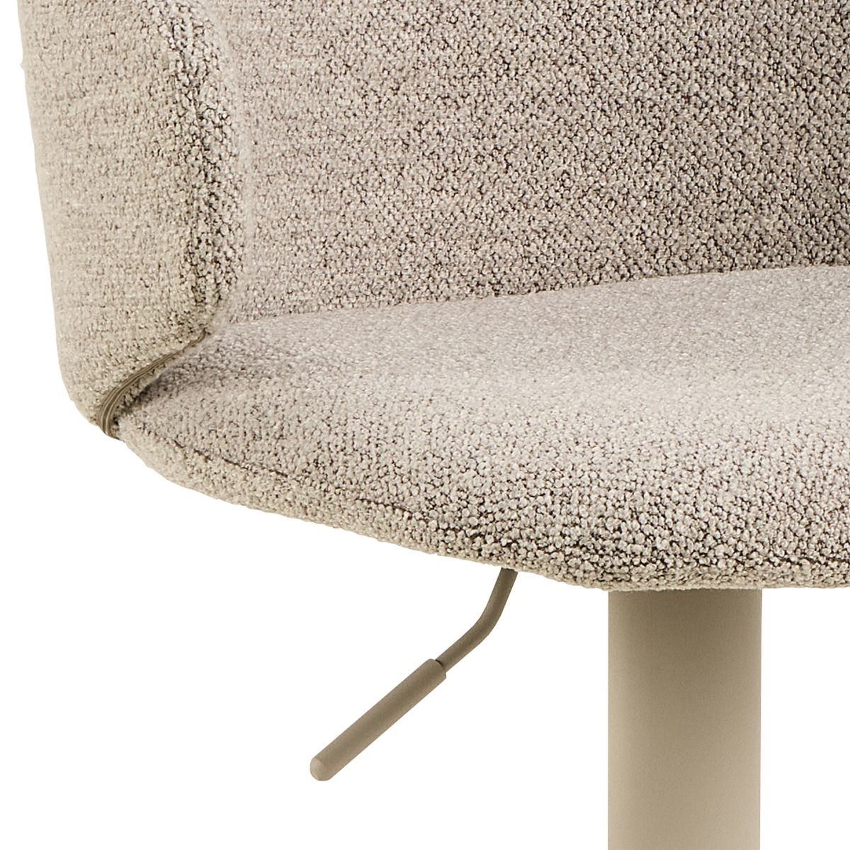 Ella Swivel Beige Bar Stool Set of 2