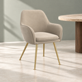TARA LIGHT FAWN DINING CHAIR (2 PER PACK)