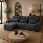 Dallas Electric Sofabed Grey 3 Seater