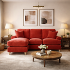 Left Hand Chaise Sofa Manhattan Apricot The Great Sofa Company | Victoria | Bromfield | Lola | Alfie | Mari | Longfellow | Duresta Style