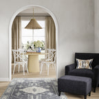 ATTICUS ANTHRACITE FOOTSTOOL