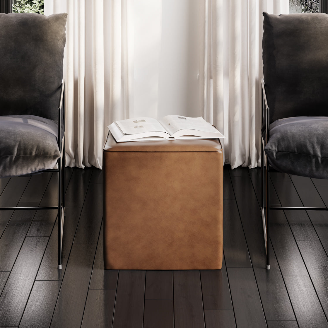 BRONX TAN SIDE TABLE