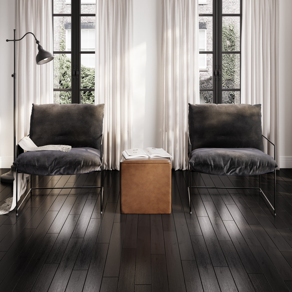 BRONX TAN SIDE TABLE