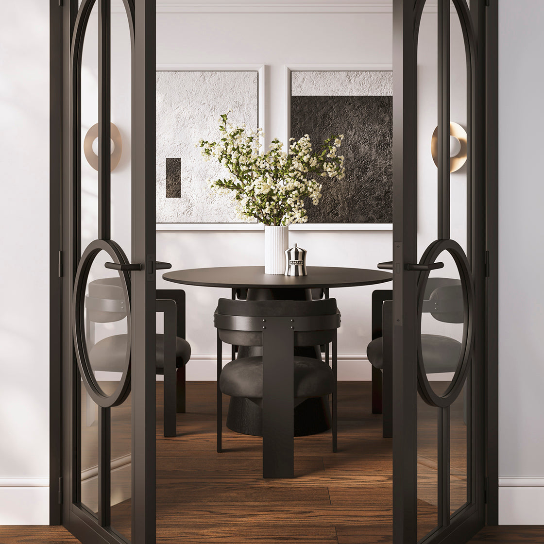 JUNO BLACK DINING TABLE