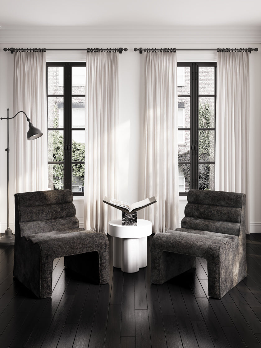 NAMI BLACK ACCENT CHAIR