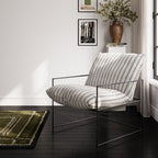 BROOK CHALK STRIPE CHAIR