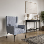 HENLEY NAVY HERRINGBONE CHAIR