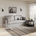 NEWPORT LIGHT GREY 3 SEATER SOFA