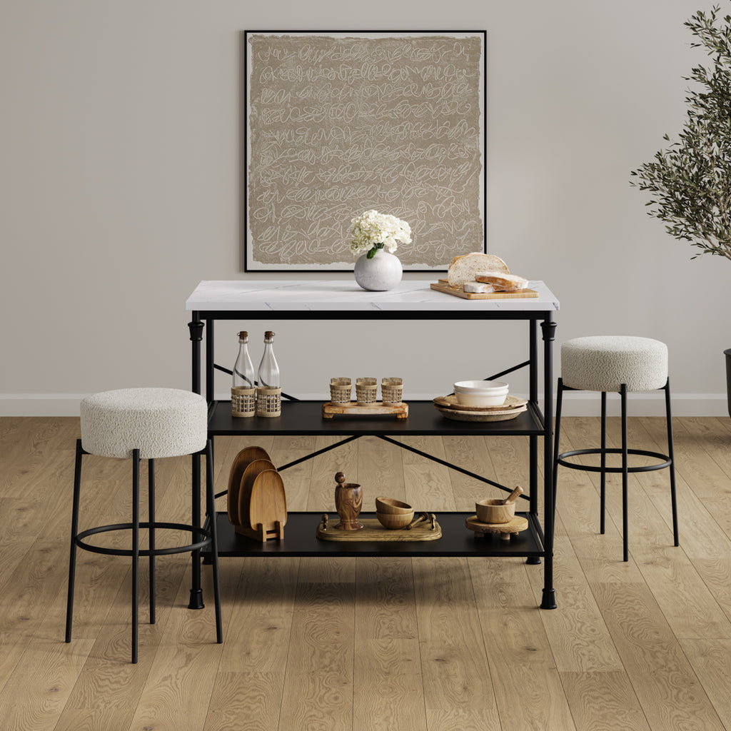 ANAIS IVORY COUNTER STOOL