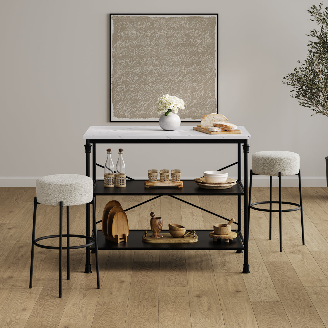 ANAIS IVORY COUNTER STOOL