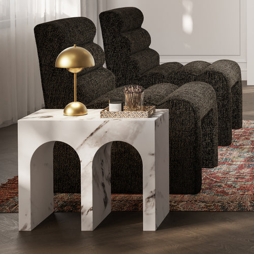 ARCHIE CALACATTA LARGE SIDE TABLE