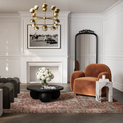 ARCHIE CALACATTE SIDE TABLE