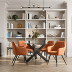 TARA BURNT RUST DINING CHAIR (2 PER PACK)