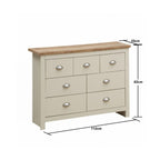 Lisbon 3 Piece Set 2 Door Wardrobe 3+4 Chest 1 Drw Bedside