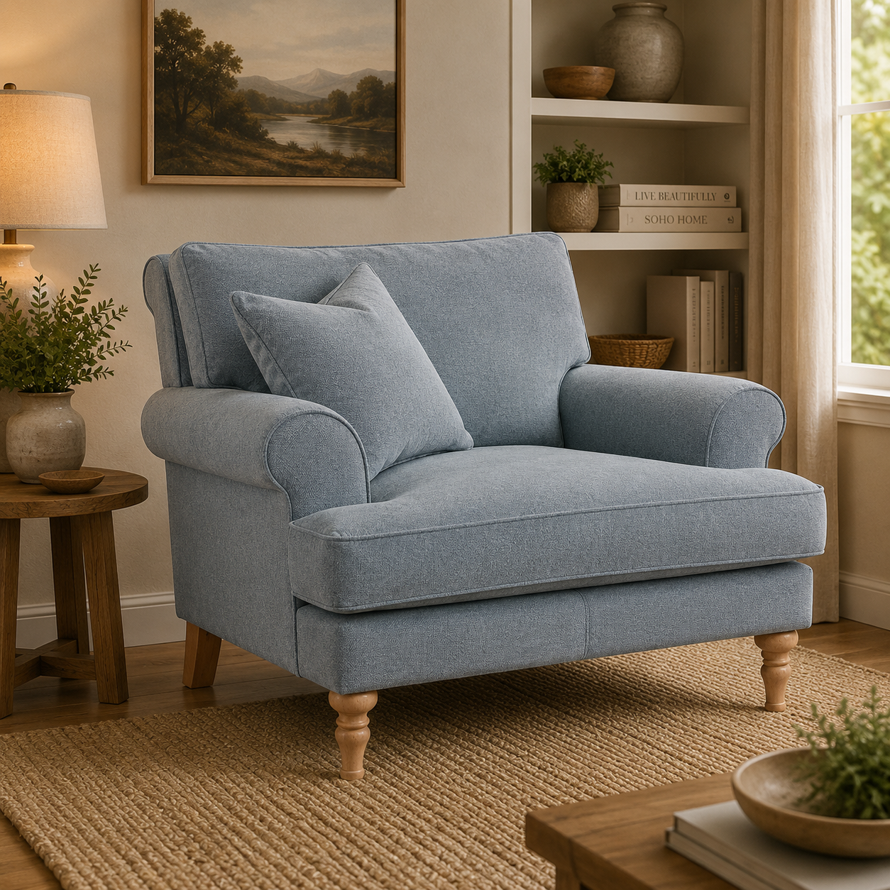 Snuggle Chair Agmamito Faro 9 The Great Sofa Company | Norbury | Eastwood | Marylebone | Arlan | Summer | Margot