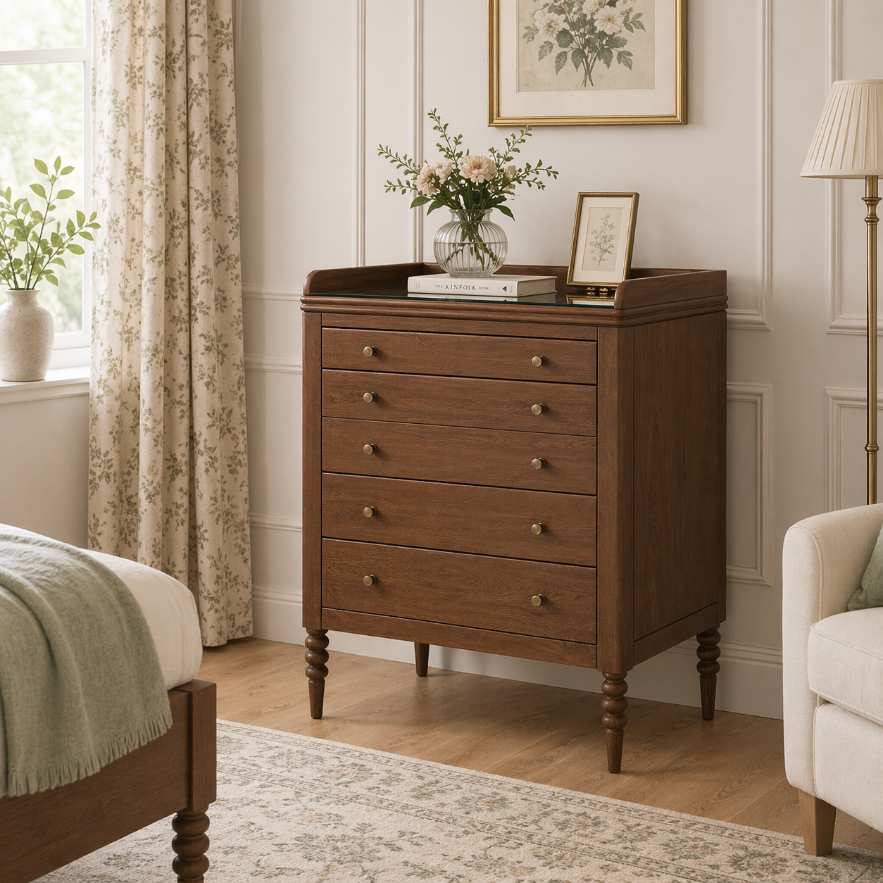 Williamson Teak 4 Drawer Chest