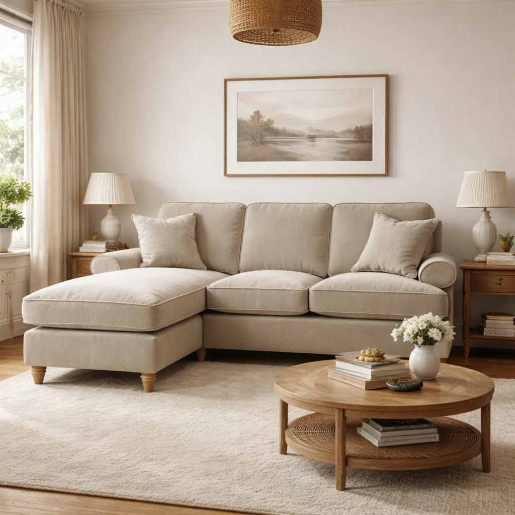 Left Hand Chaise Sofa Manhattan Putty The Great Sofa Company | Victoria | Bromfield | Lola | Alfie | Mari | Longfellow | Duresta Style