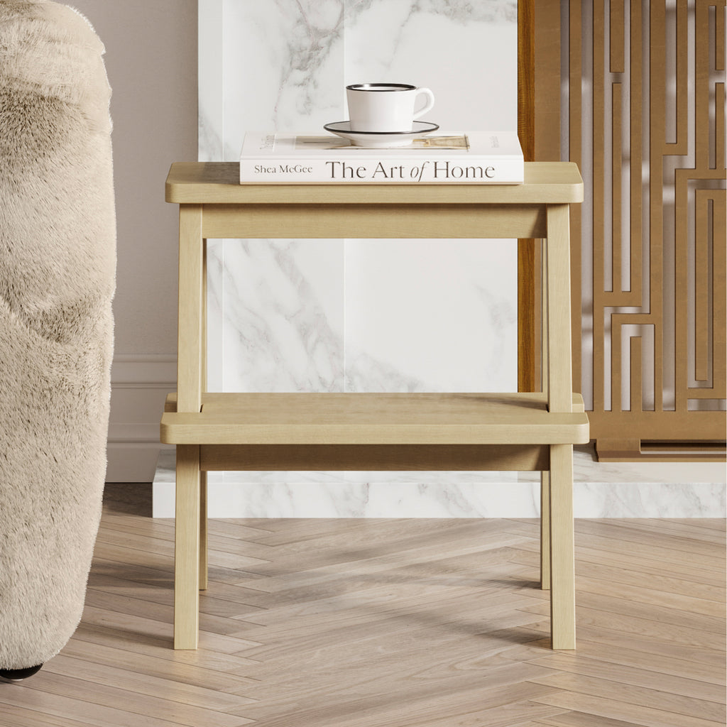 ADDIE GREY WASH STOOL