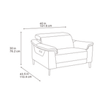 Orbit Ivory Lay-Z-Boy Style Fabric Power Recliner Armchair | Paolo | Callie | Penny | Daytona | Revel | Sonder | DFS