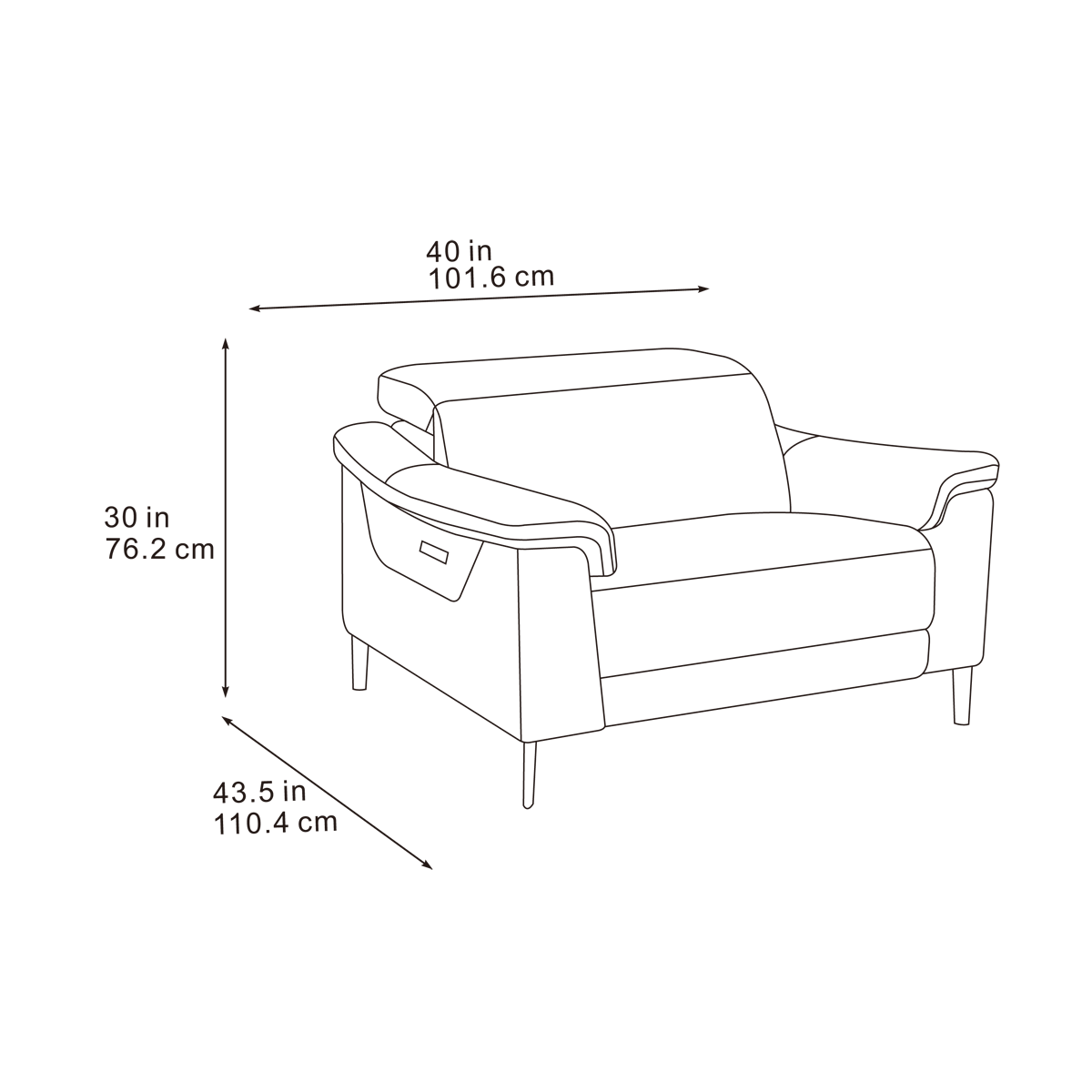 Orbit Ivory Lay-Z-Boy Style Fabric Power Recliner Armchair | Paolo | Callie | Penny | Daytona | Revel | Sonder | DFS