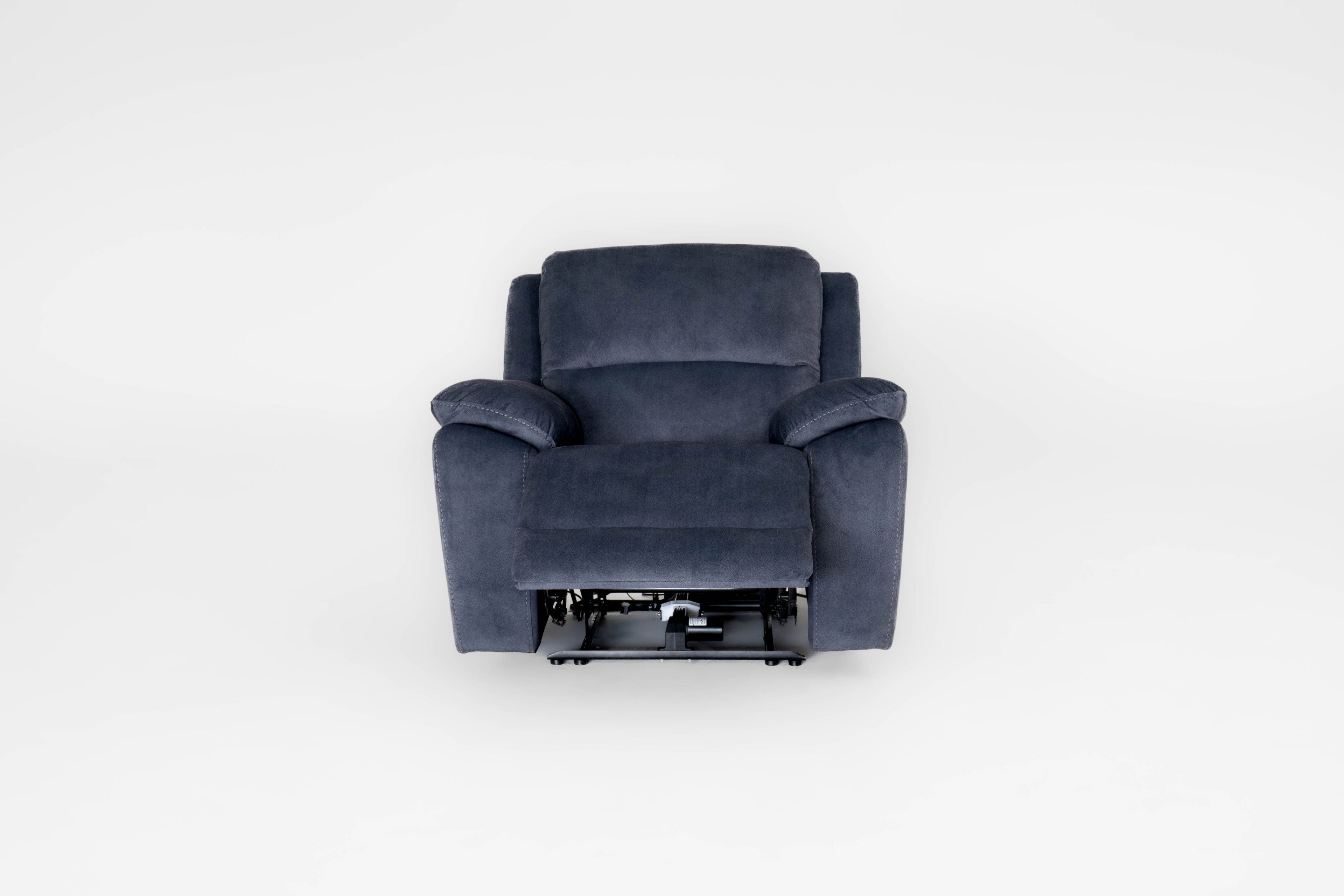 Bellagio Grey Lay-Z-Boy Style Fabric Power Recliner Arm Chair | Banks | Tampa | Santori | DFS