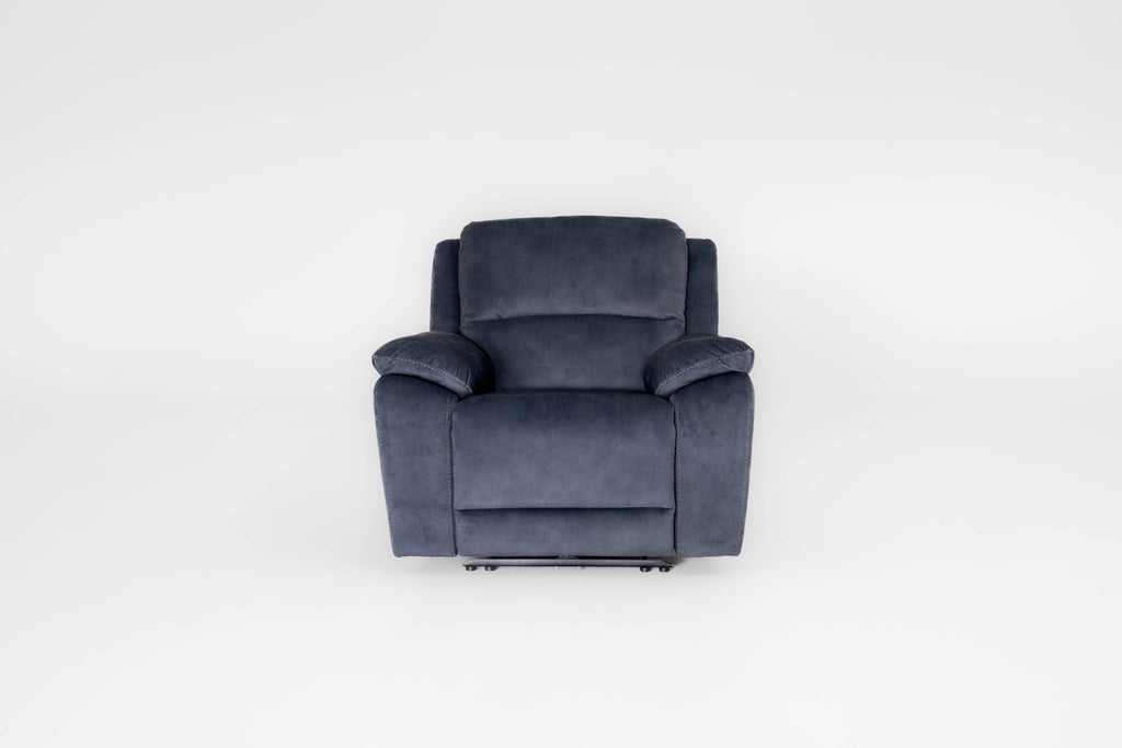 Bellagio Grey Lay-Z-Boy Style Fabric Power Recliner Arm Chair | Banks | Tampa | Santori | DFS