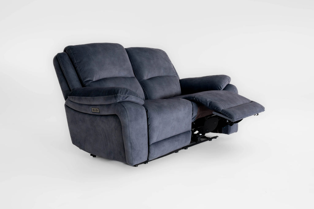 Bellagio Grey Lay-Z-Boy Style Fabric Power Recliner 2 Seater Sofa | Banks | Tampa | Santori | DFS