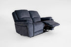 Bellagio Grey Lay-Z-Boy Style Fabric Power Recliner 2 Seater Sofa | Banks | Tampa | Santori | DFS