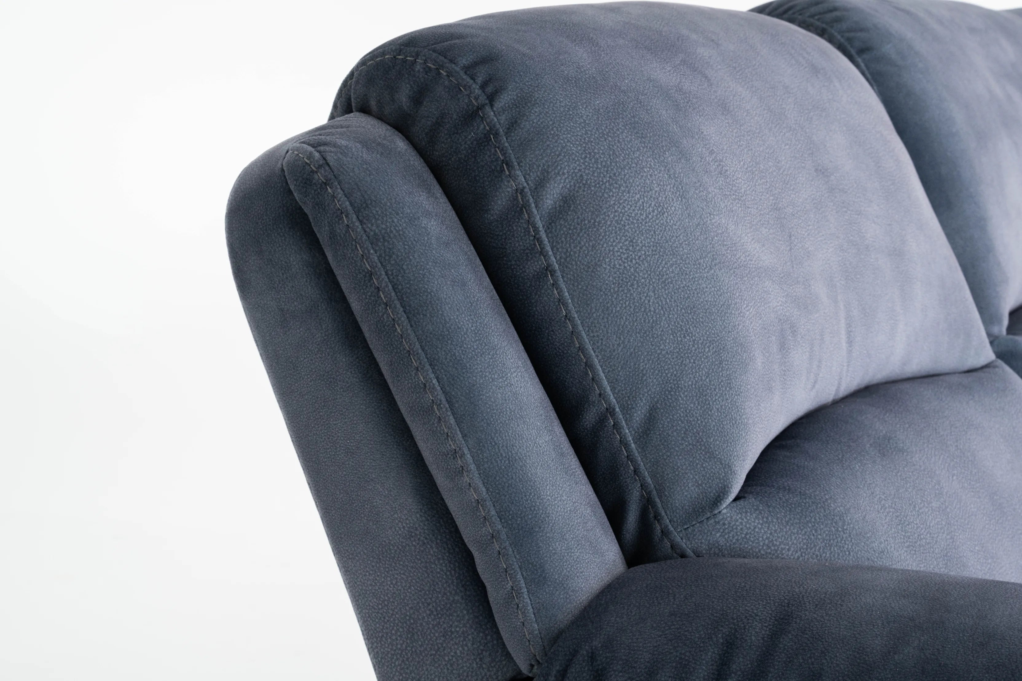 Bellagio Grey Lay-Z-Boy Style Fabric Power Recliner 2 Seater Sofa | Banks | Tampa | Santori | DFS