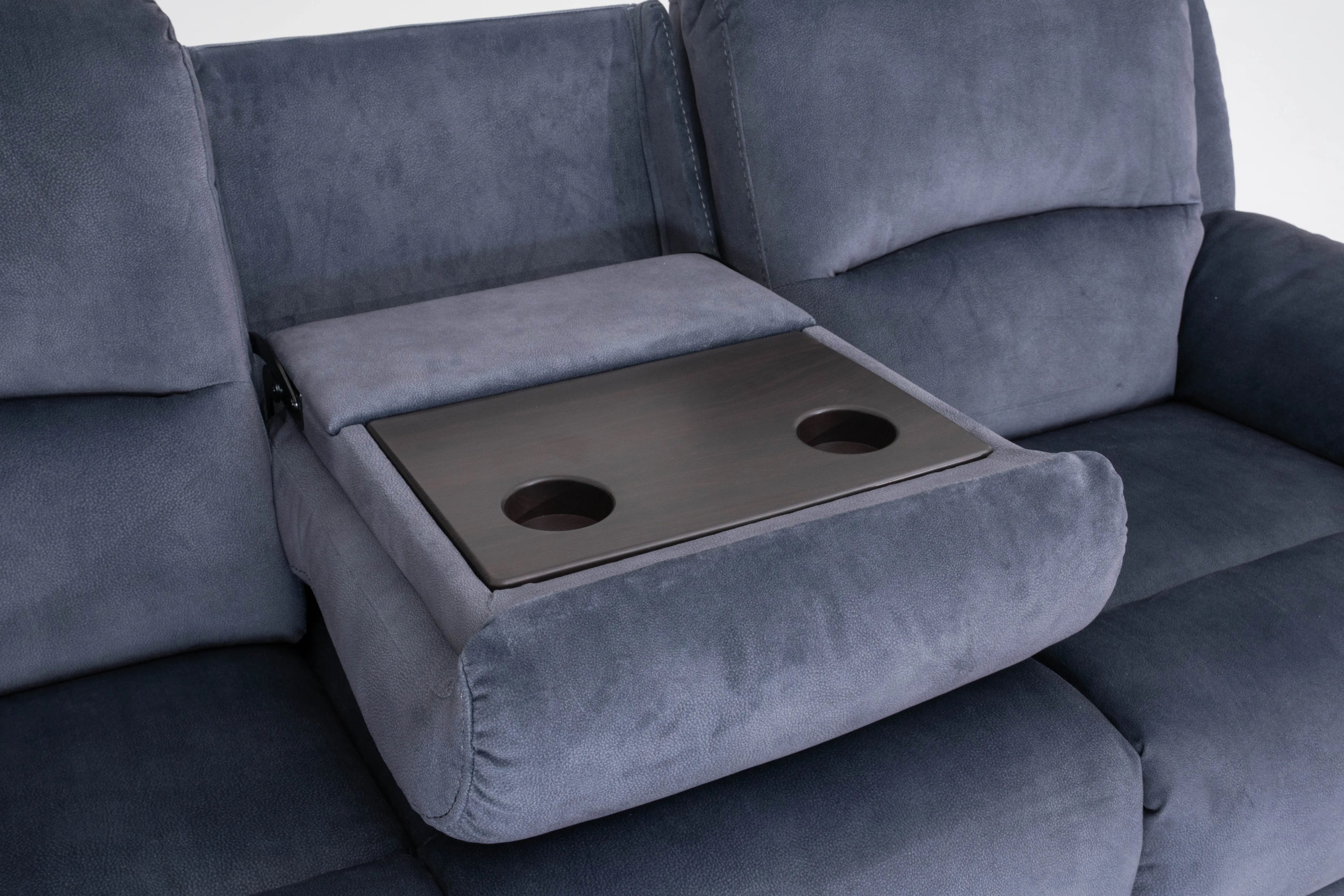 Bellagio Grey Lay-Z-Boy Style Fabric Power Recliner 3 Seater Sofa | Banks | Tampa | Santori | DFS