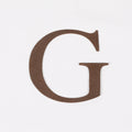 6" Rustic Iron Letter - G